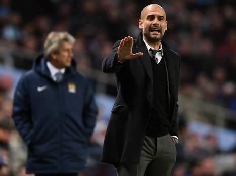 גווארדיולה, כבר עבר את שחטאר בדרך לזכיה (GETTYIMAGES)