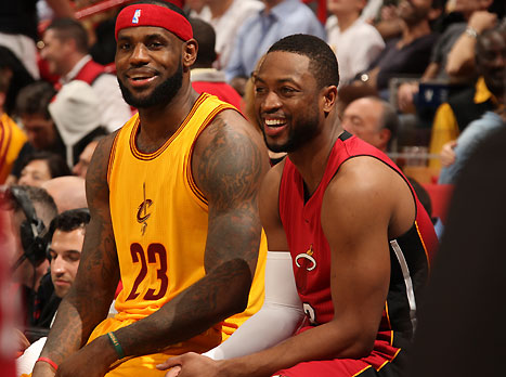 עם דוויין ווייד. "אסור לחברות להכנס לתוך זה" (gettyimages)