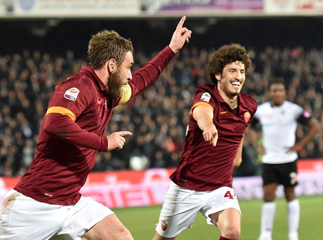 דה רוסי, רומא עדיין שניה (gettyimages)