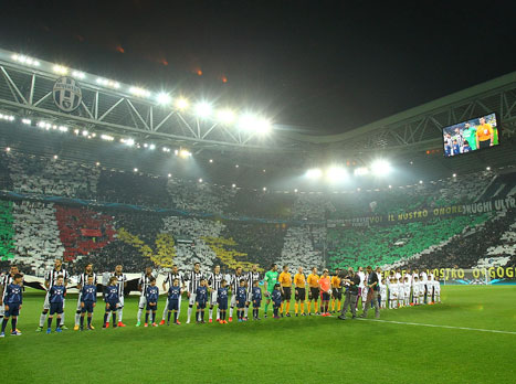 האוהדים האיטלקים מילאו את האצטדיון בטורינו (gettyimages)