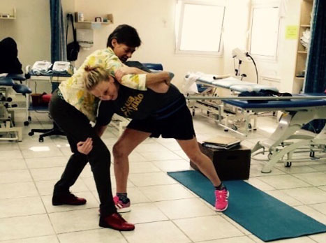 עבודה קשה כדי לחזור לכושר