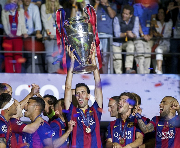 פתח בכל 3 משחקי גמר ליגת האלופות האחרונים של בארסה. בוסקטס בברלין (Getty)