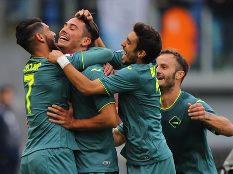 פאלרמו חגגה, מוקדם מדי, באולימפיקו (GETTY)