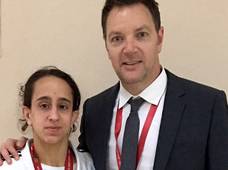 גילי כהן: "מרוצה שזכיתי במדליה חשובה בדרך להבטחת הכרטיס לריו" (איגוד הג'ודו)