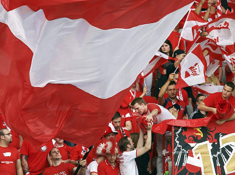 לאוהדי אוסטריה יהיו לא מעט רגעים משמחים ביורו (gettyimages)