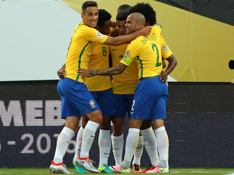 ברזיל חוגגת. פיצתה את האכזבה מול אקוודור (getty)