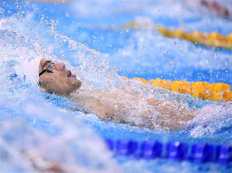 השחיין היחיד במשלחת שהגיע לחצי גמר בריו. טומרקין (Getty)