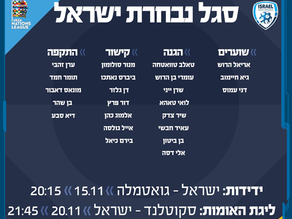 הסגל המלא