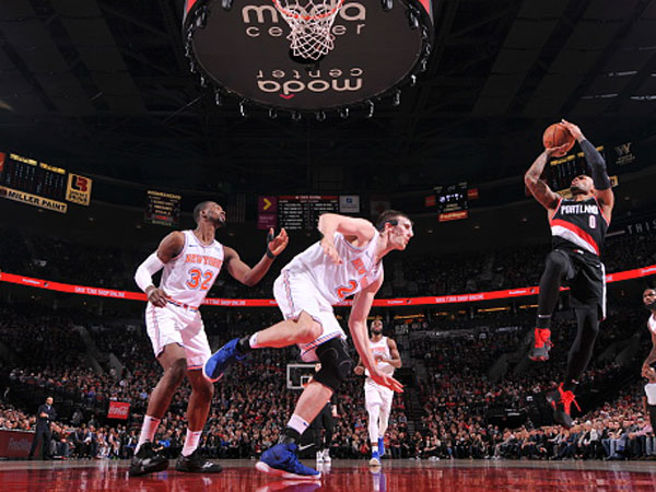 הבלייזרס שמרו על המומנטום (צילום: Sam Forencich/NBAE via Getty Images)