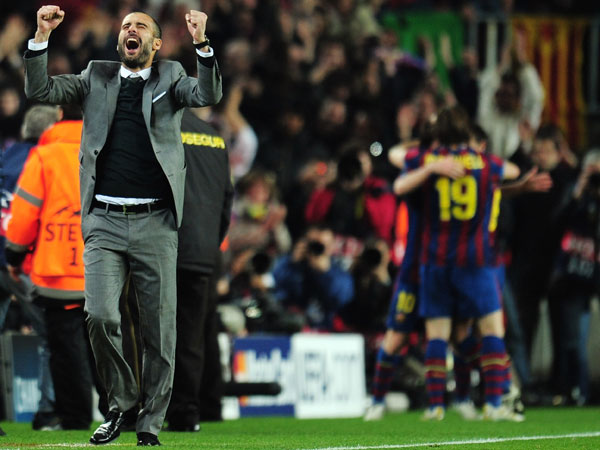 גווארדיולה. יצליח לשחזר את השושלת שייצר בברצלונה? (Getty Images)