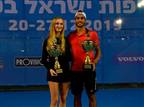 צוקרמן וברזניאק זכו באליפות ישראל בטניס