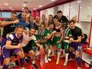 לילה בלתי נשכח למכבי חיפה (חשבון האינסטגרם של דניאל סונדגרן)