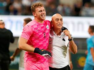 והביא את הנבחרת אל השלב הבא (צילום: אלן שיבר)