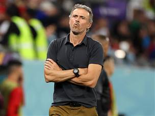 לואיס אנריקה וספרד לא הצליחו לפצח את ההגנה המרוקנית (GETTY)