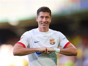 מצא שער ראשון לעונה. לבנדובסקי (GETTY)