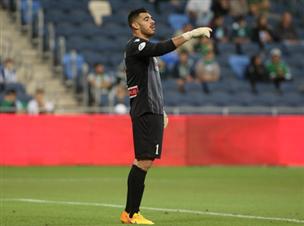 גינצבורג. לא התקשה מול ההתקפה של חיפה (יוסי שקל)