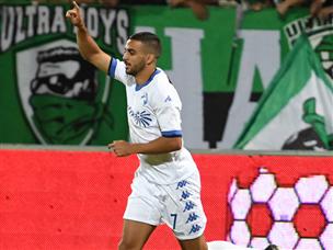 עאבד חוגג. ניצחון יקר לקרית שמונה (צילום: סוכנות ג'יני)