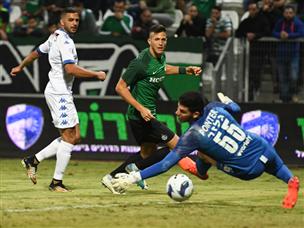 עאבד מכניע את גלזר. מכבי חיפה שקועה בבוץ (צילום: סוכנות ג'יני)