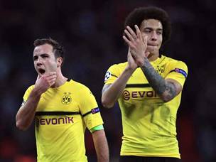 שחקני דורטמונד יורדים מאוכזבים (getty, Marc Atkins)