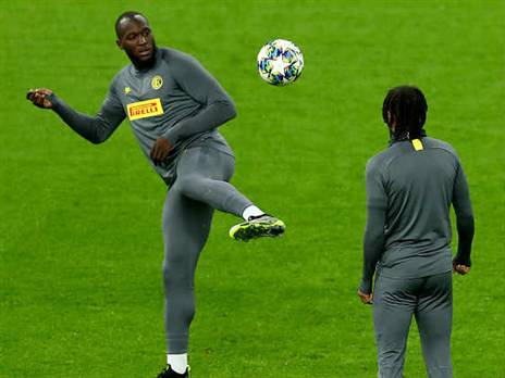 אימונים בסוף החודש? לוקאקו ואינטר (getty)