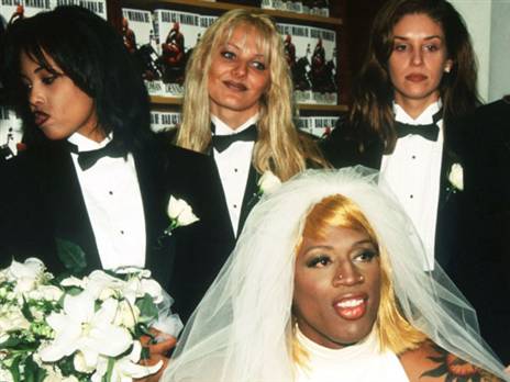 כשרודמן החליט להתחתן עם עצמו (GETTY)