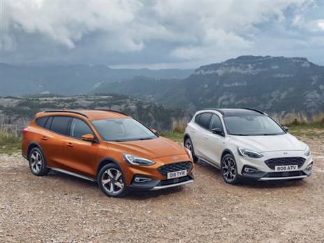 פורד פוקוס אקטיב. גרסת שבילים קלה עם מיגונים ומרווח גחון מוגבה