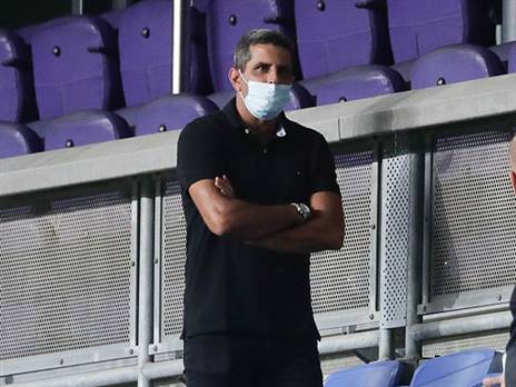 מימר צפה במשחק מהיציע. בקבוצה מסתפקים בכך שהפעם לפחות הם לא ספגו (דני מרון)