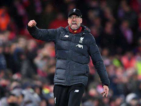 קלופ מרוצה מחזרת הליגה (GETTY)