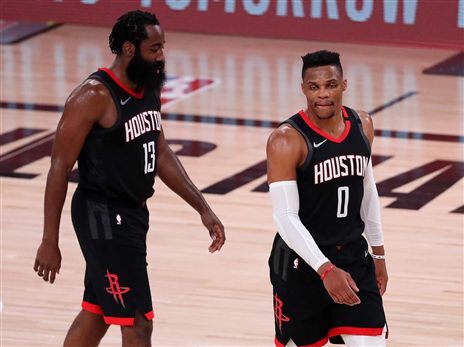 ווסטברוק והארדן, המזוקן נהנה מהטרייד? (getty)