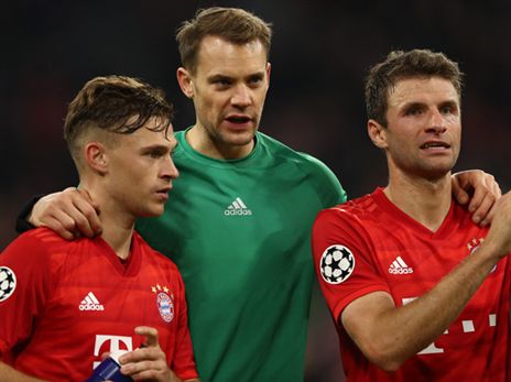 מולר, קימיך ונוייר. באיירן מככבת (Getty)