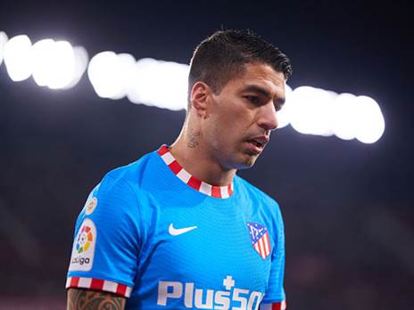 לואיס סוארס מאוכזב. מומנטום רע מאוד (Getty)