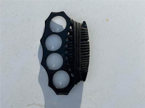 אמצעי התקיפה שנתפסו ע"י המשטרה (דוברות המשטרה)