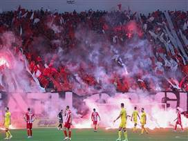 העונש ישתנה? אוהדי הפועל ת"א (אלן שיבר)