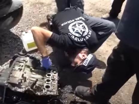 פשיטה של משטרת ישראל על מוסך פיראטי בלוד