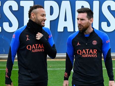 מסי וניימאר. קרוב מאוד (Aurelien Meunier - PSG/PSG via Getty Images)