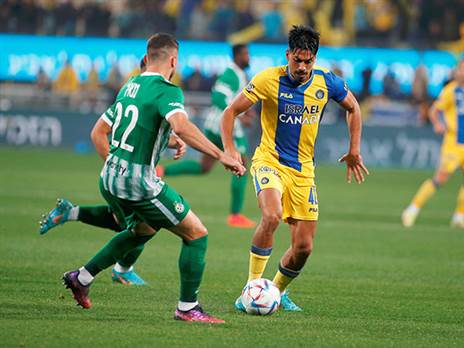 המפגש הראשון בין מכבי ת"א למכבי חיפה: 4/4 (צילום: אלן שיבר)