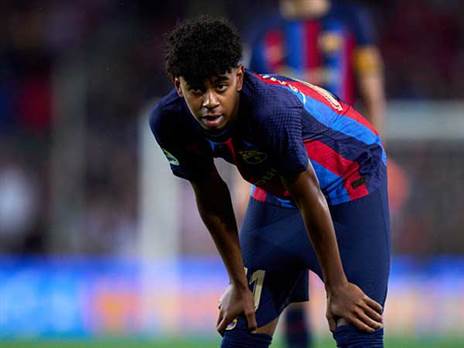 הצעיר ביותר בתולדות המועדון. ימאל (GETTY)