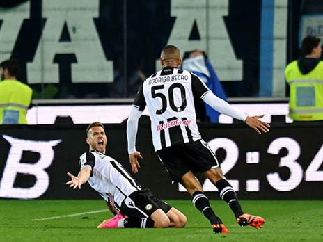 לובריץ' ואודינזה חגגו מוקדם (Alessandro Sabattini/Getty Images)