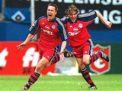 אנדרסון, הארגרייבס ובאיירן חוגגים עוד אליפות (Getty)