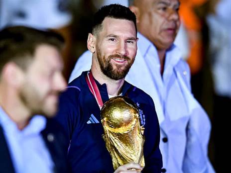 "זכייה במונדיאל כל הזמן ישבה לי בראש". מסי (Getty)