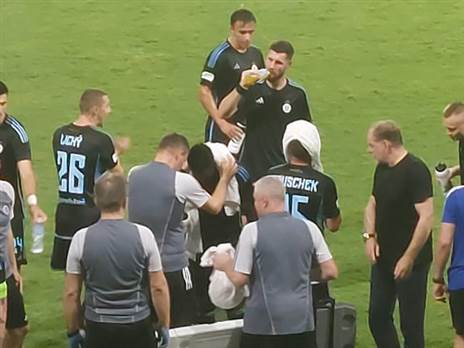 שחקני וצוות סלובן ברטיסלבה לא התרגלו לחום