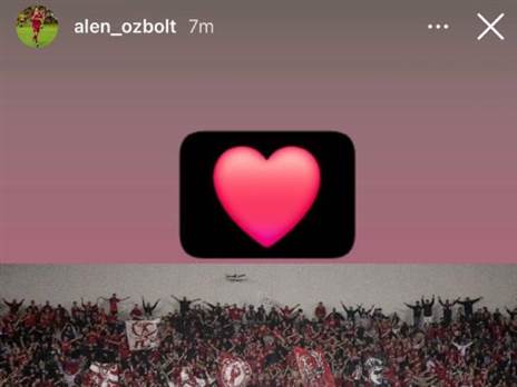 המסר של אלן אוז`בולט (אינסטגרם)