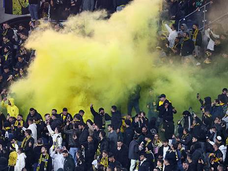 יציע אוהדי בית“ר ירושלים נגד מכבי חיפה (דני מרון)