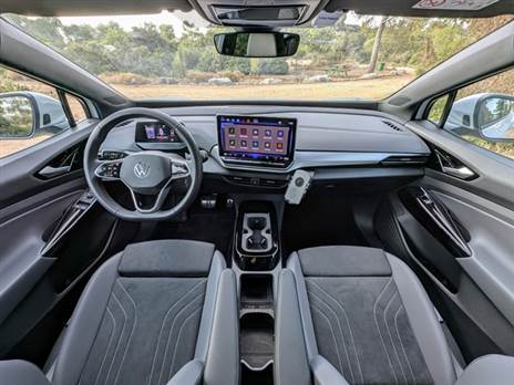 עיצוב הפנים זהה ל-ID.4, אבל יש הבדל קטנטן. מזהים?