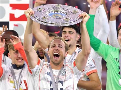 הארי קיין. “יסתפק“ באליפות (GETTY)