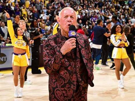 ריק פלייר באפריל האחרון במהלך משחק של הלייקרס (GETTY)