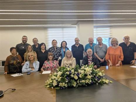 נציגי ארגון בני ברית בפגישה לקראת המכביה. צילום יחסי ציבור