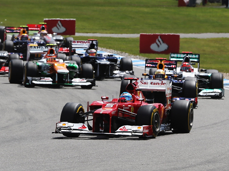 פרננדו אלונסו, הגדיל את הפער בפסגה (gettyimages)