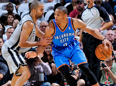 יש להם מקום. ווסטברוק ופארקר (GETTYIMAGES)