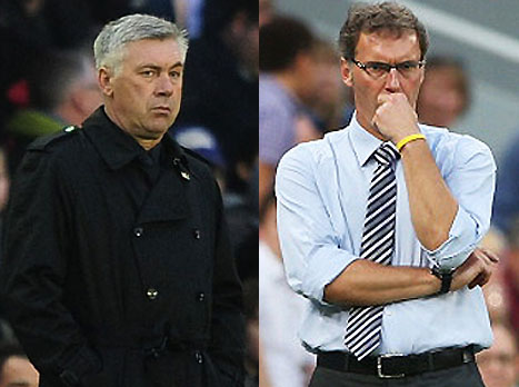 זה שבא, וזה שיילך. בלאן ואנצ'לוטי (gettyimages)